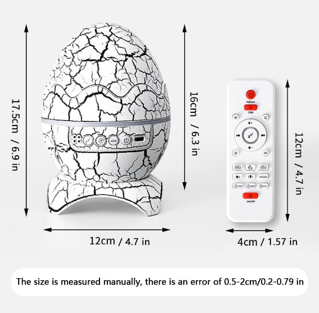 Dinosaur Egg Galaxy Projector