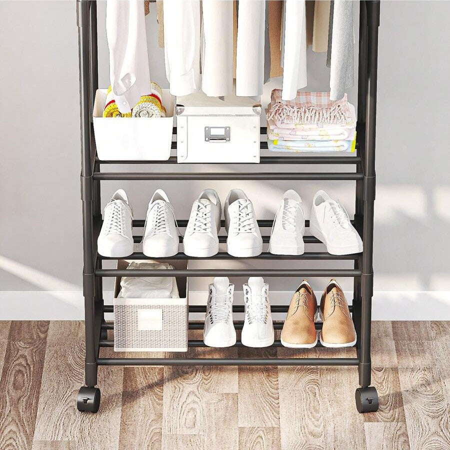 Rolling Clothes Rack