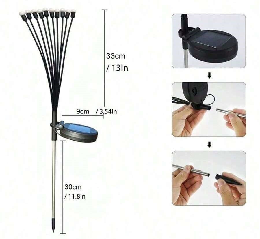 Solar Firefly Garden Lights