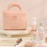 Makeup Bag with Zipper and Handle