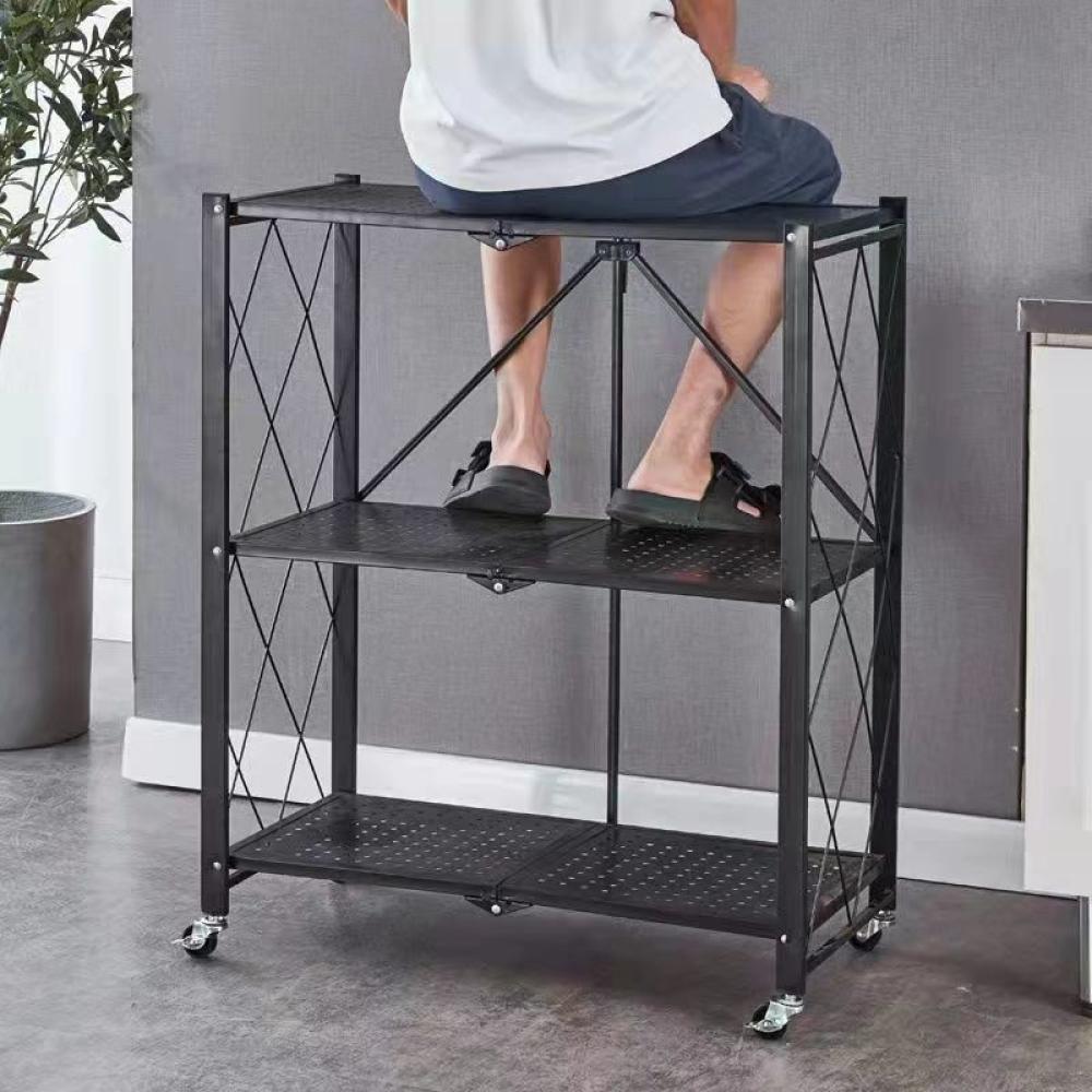 Foldable Shelves with Wheels