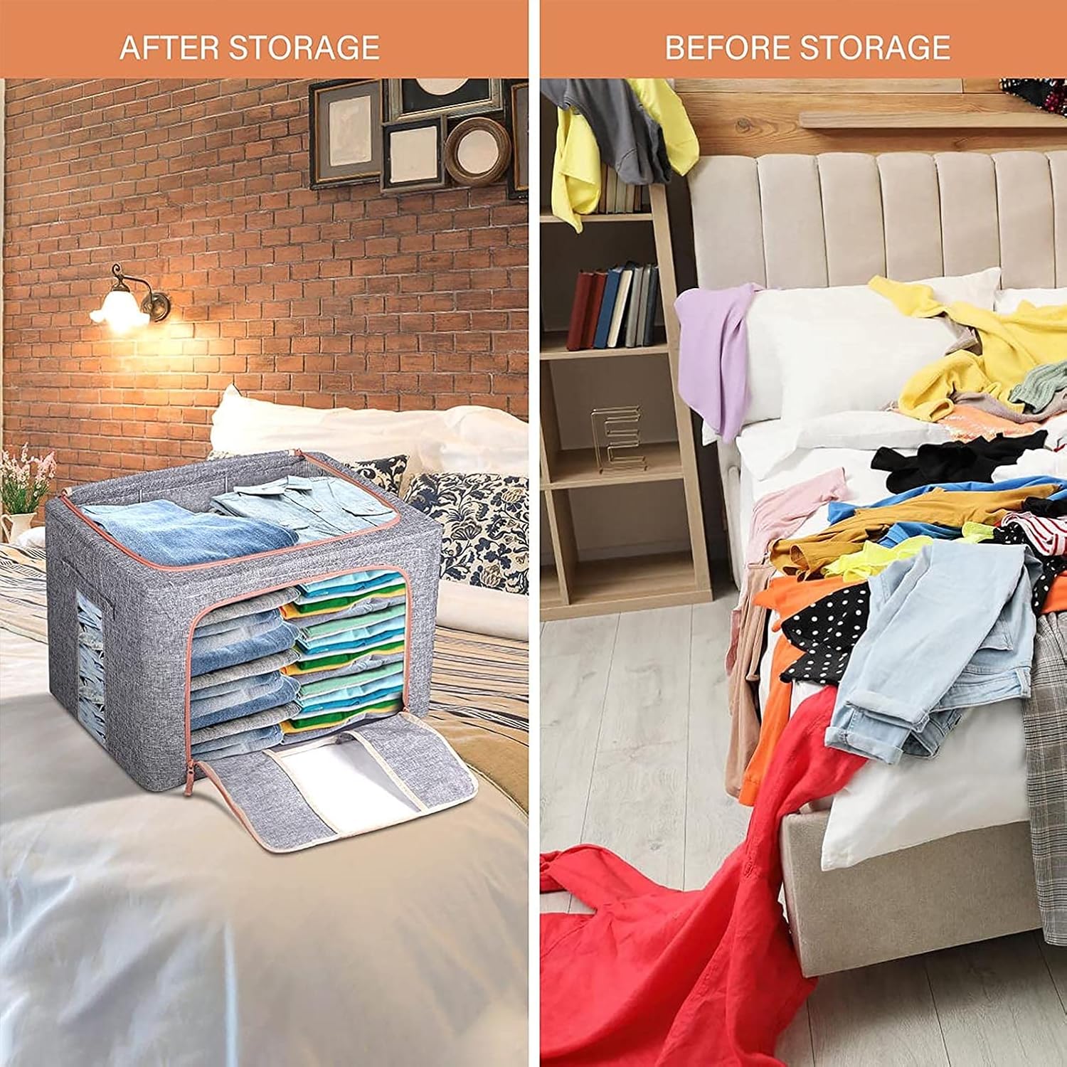 Foldable Clothes Storage Box