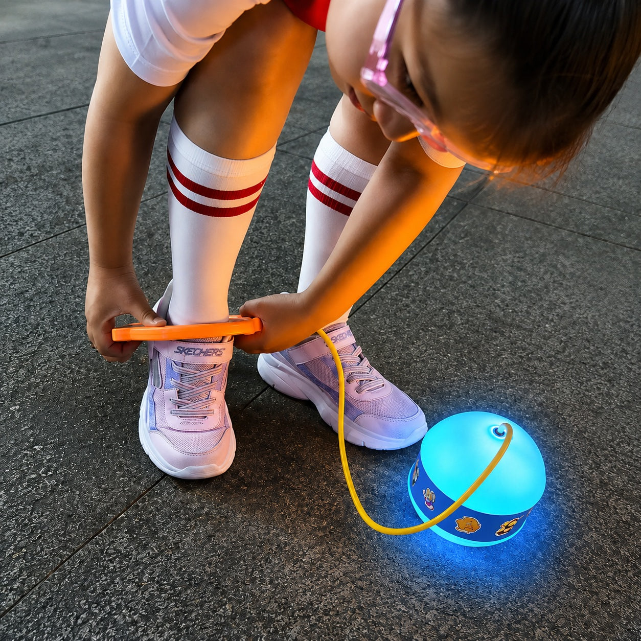 Glowing Ankle Skip Ball