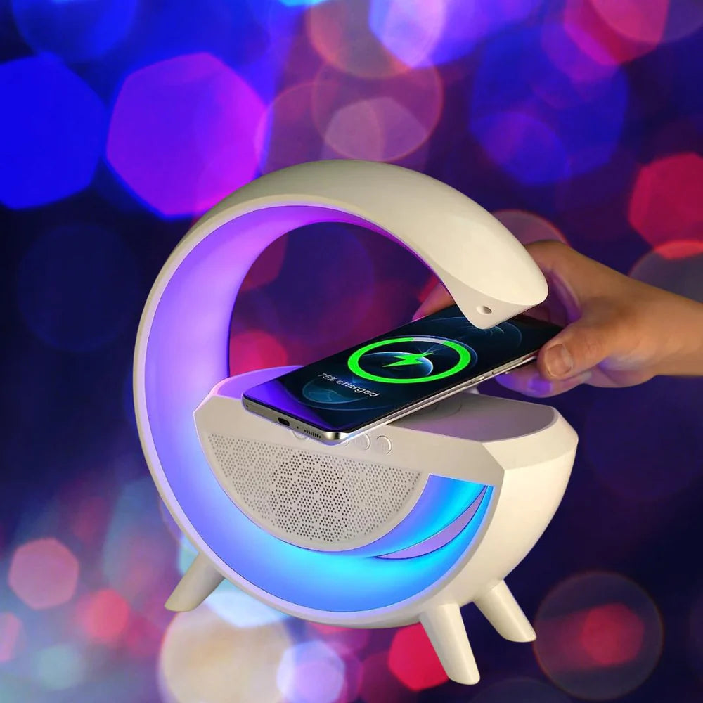 RGB Light Speaker With Wireless Charging