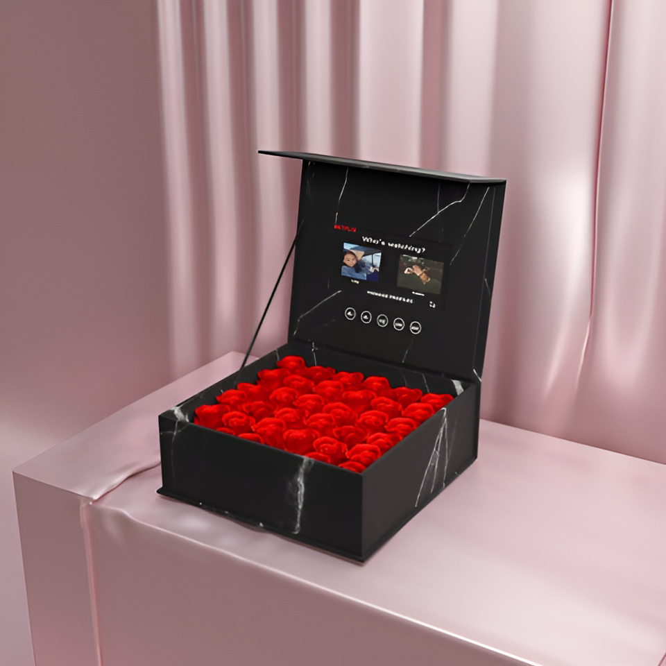 Marble Gift Box with LCD Screen