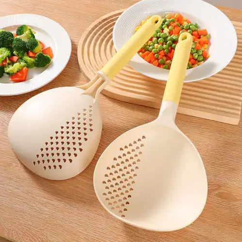 2-in-1 Strainer Spoon and Skimmer Ladle