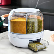 6-Grid Food Dispenser