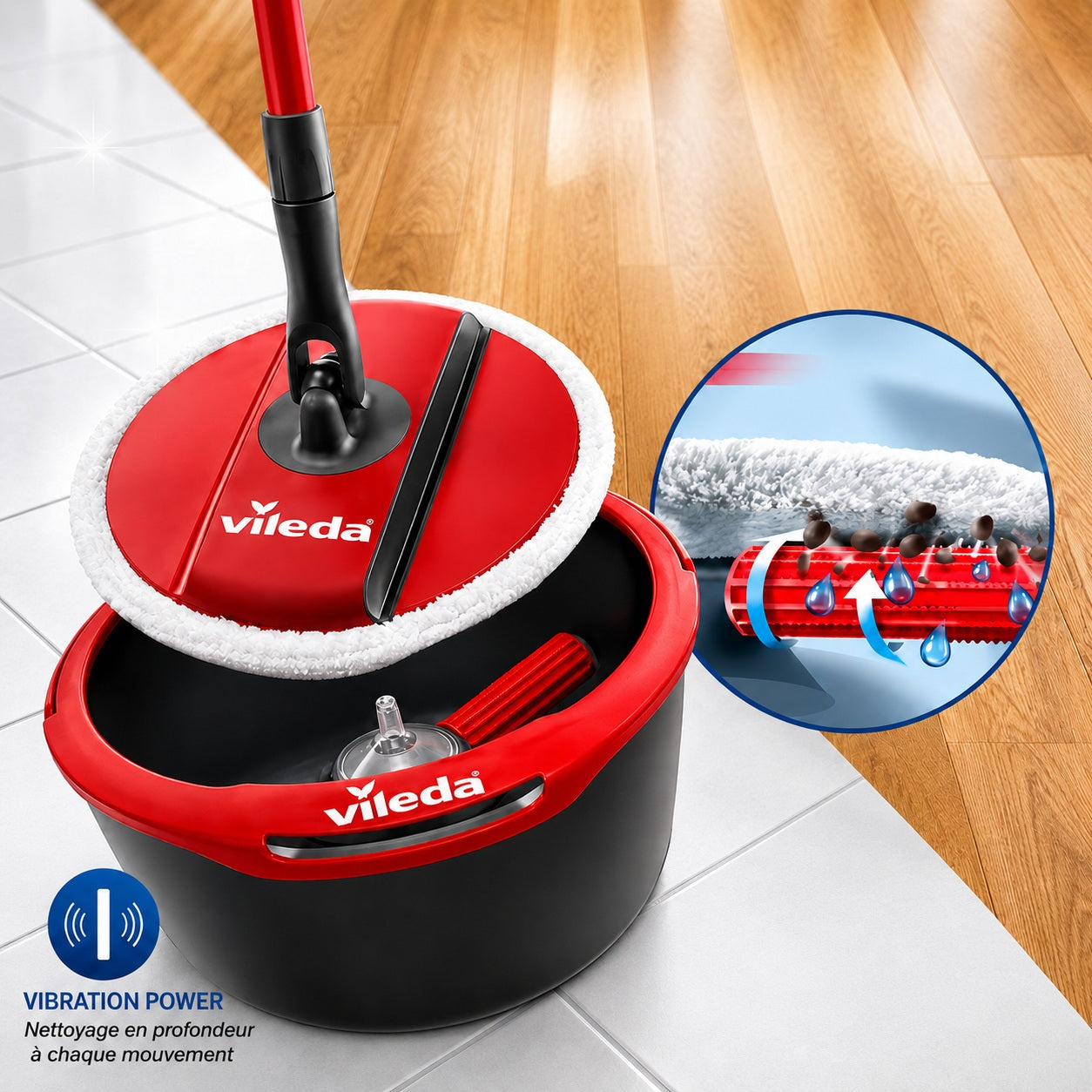 Vileda Spin & Clean Mop Set