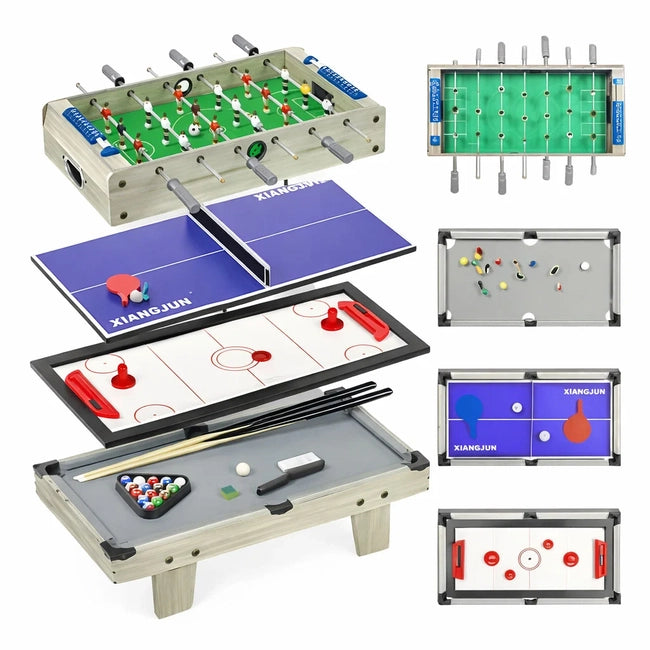 4-in-1 Multi-Game Table Set