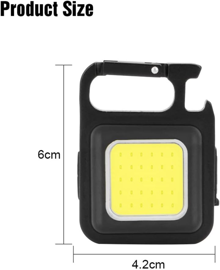 Magnetic Keychain Mini Flashlight