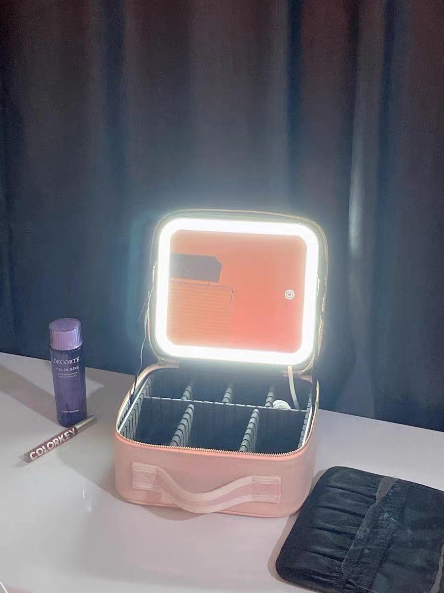 Makeup Bag with LED Mirror - 961stores