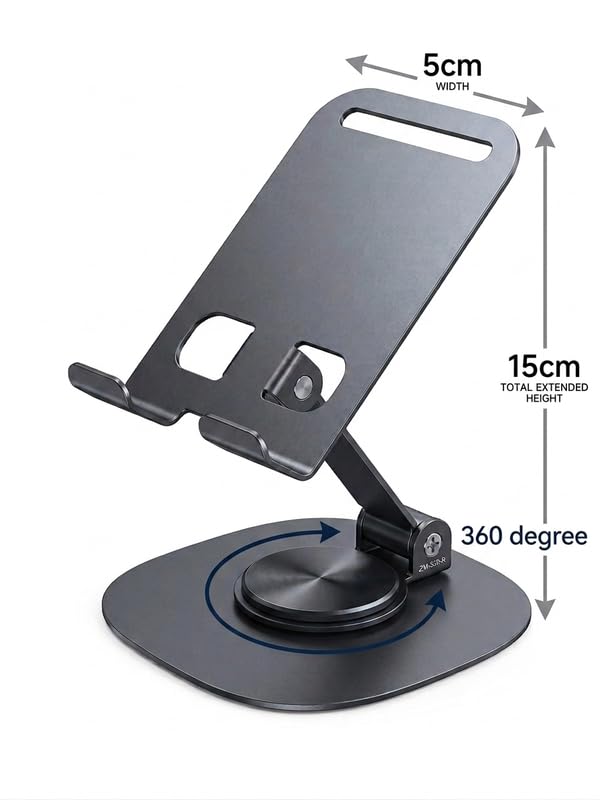 Foldable Aluminum Phone and Tablet Stand