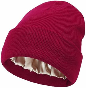 Satin lined winter hat