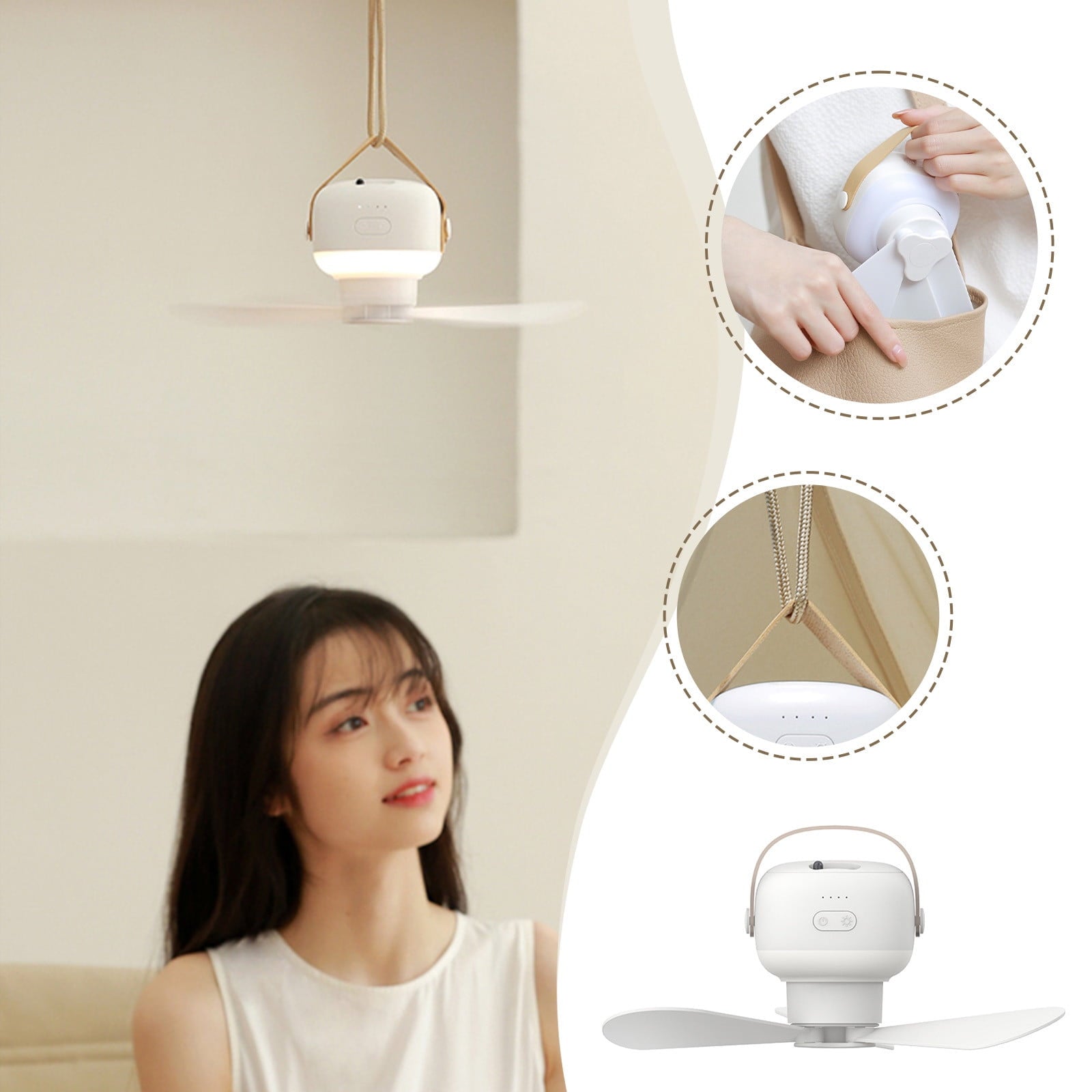 Portable Rechargeable Fan