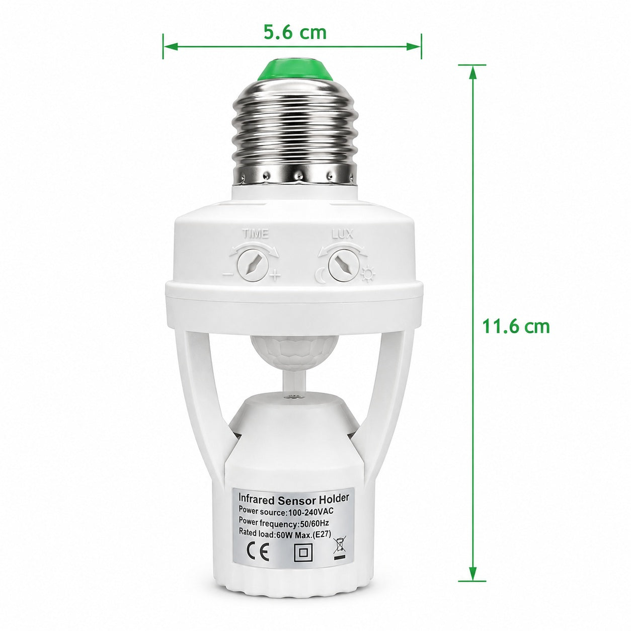 PIR Motion Sensor Light Socket