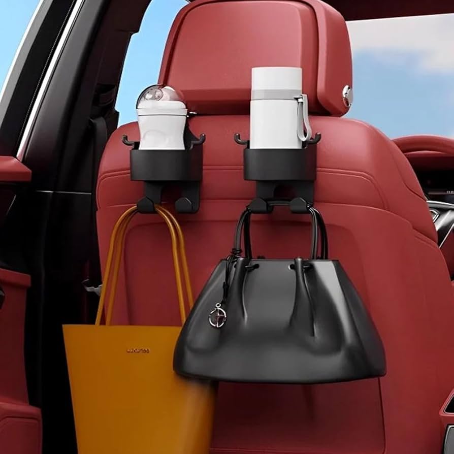 4 in 1 Car Hook cupholder (Set of 2)