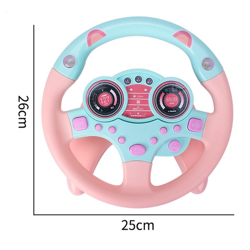 Kids Steering Wheel Toy with Lights