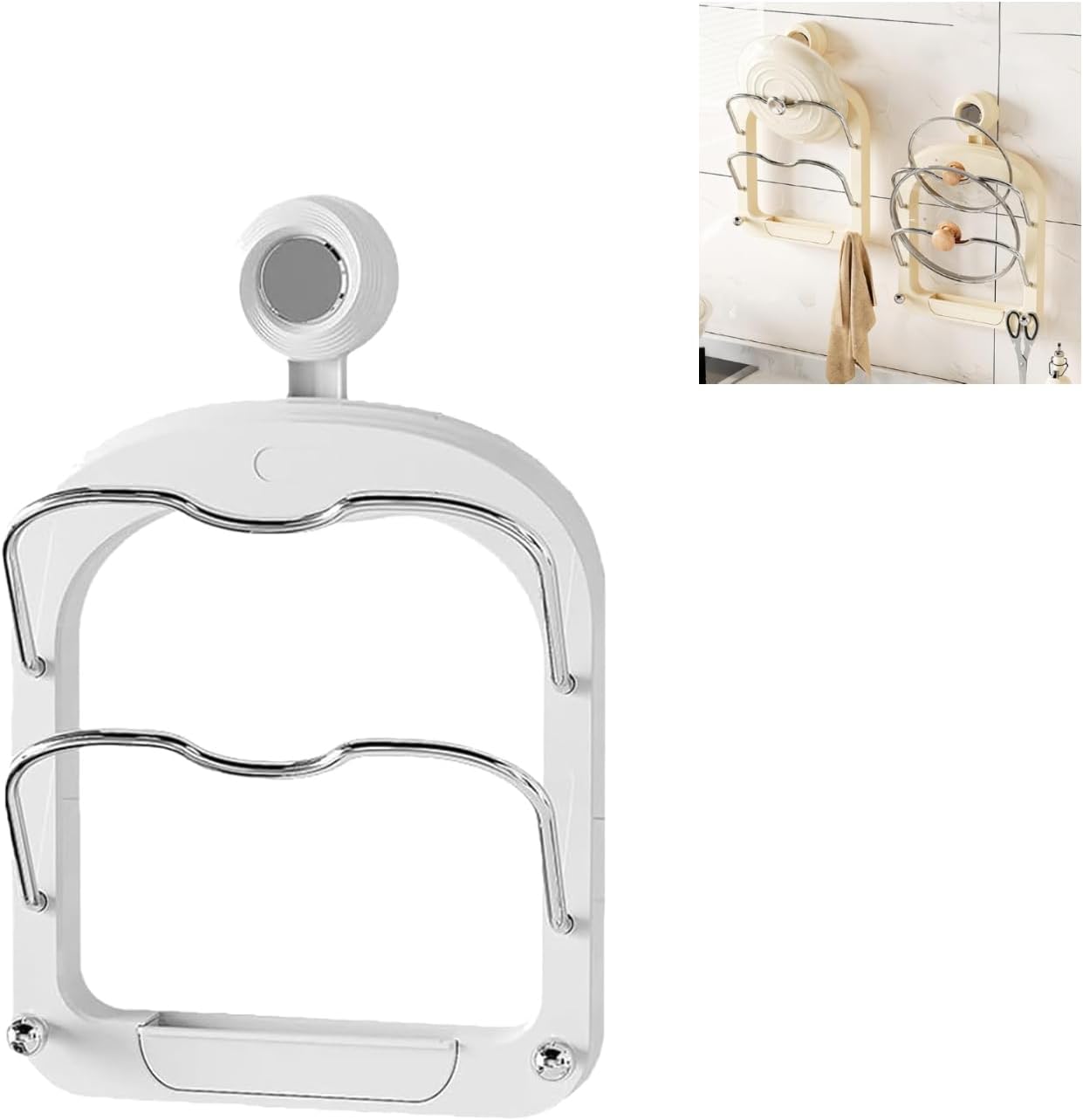 Suction Pot Lid Holder