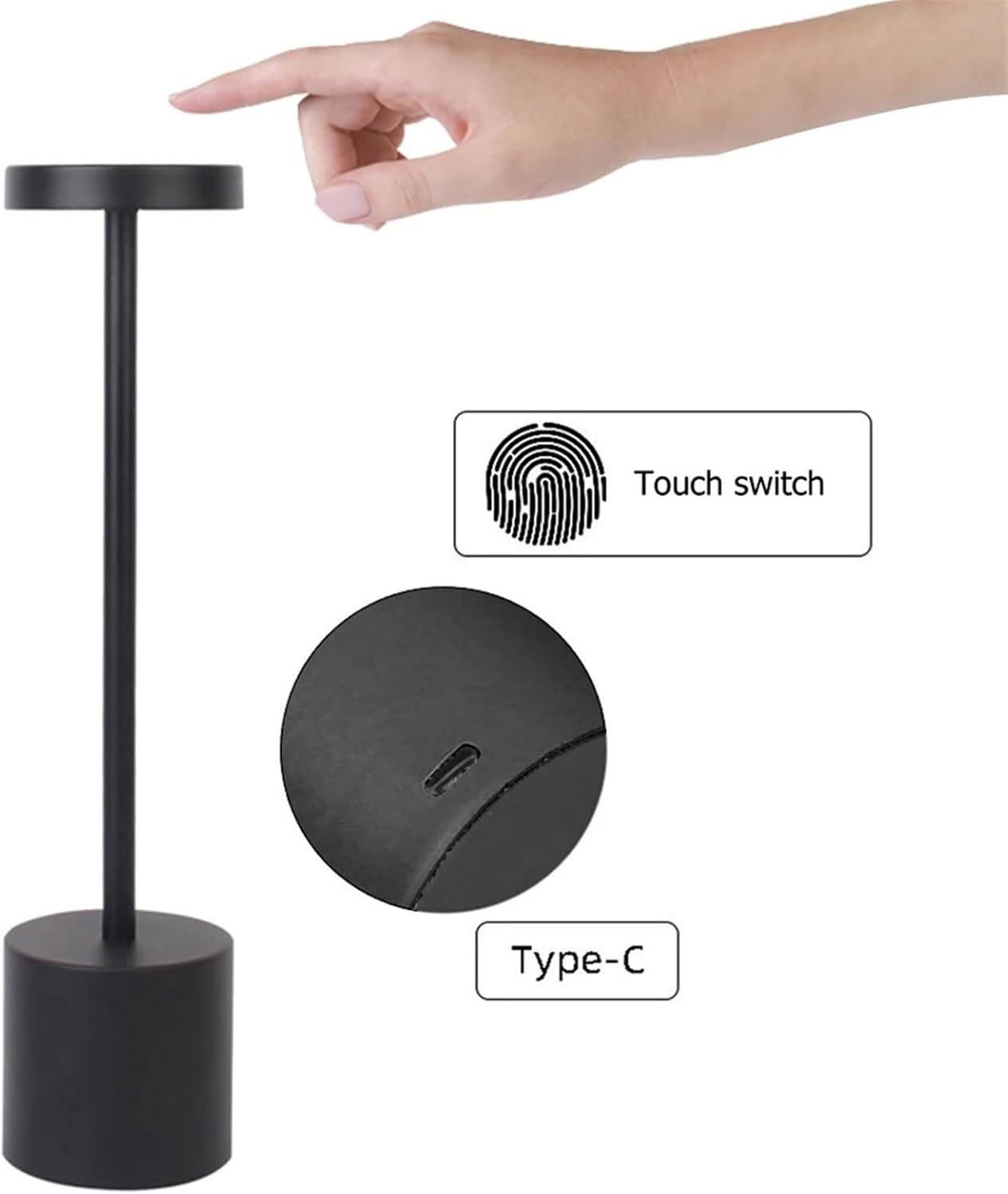 Rechargeable Touch Table Lamp