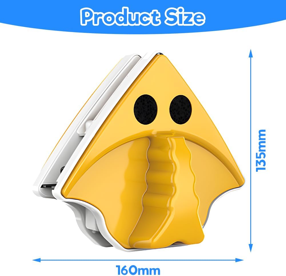 Double-sided Magnetic Glass Cleaner