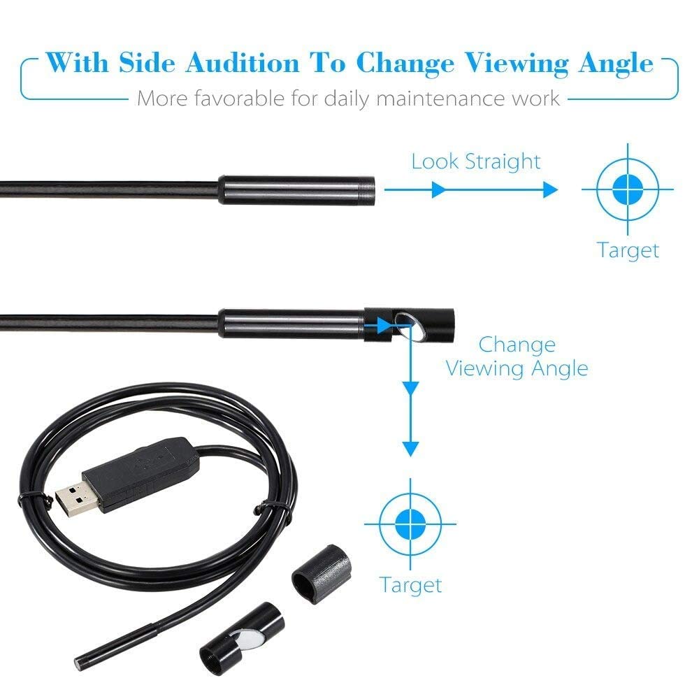 Endoscope Camera with Adjustable LED