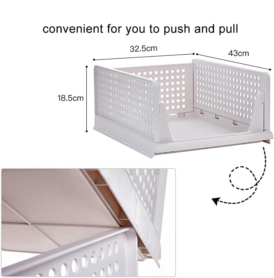 Foldable Storage Boxes (Set of 4 )