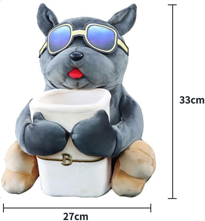 2-in-1 Plush Tissue Storage Box
