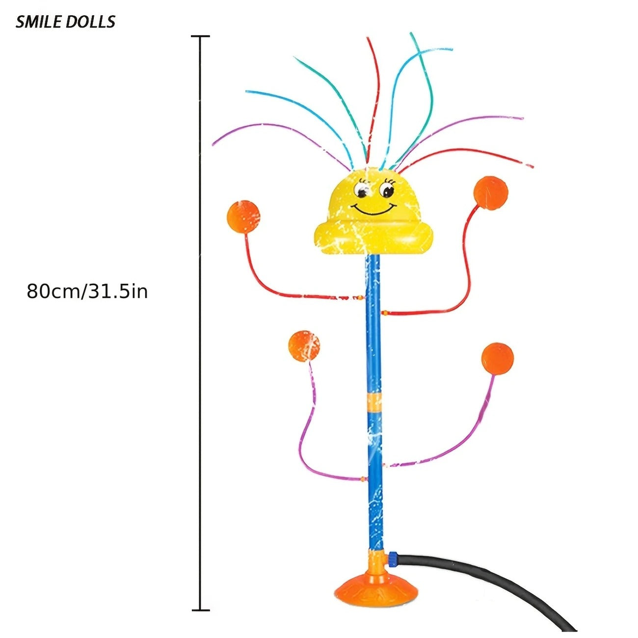 Colorful Rotating Garden Sprinkler Toy