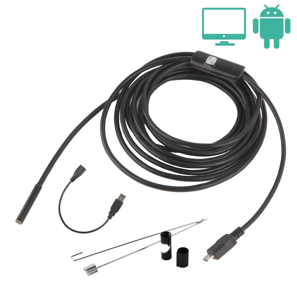 Endoscope Camera with Adjustable LED