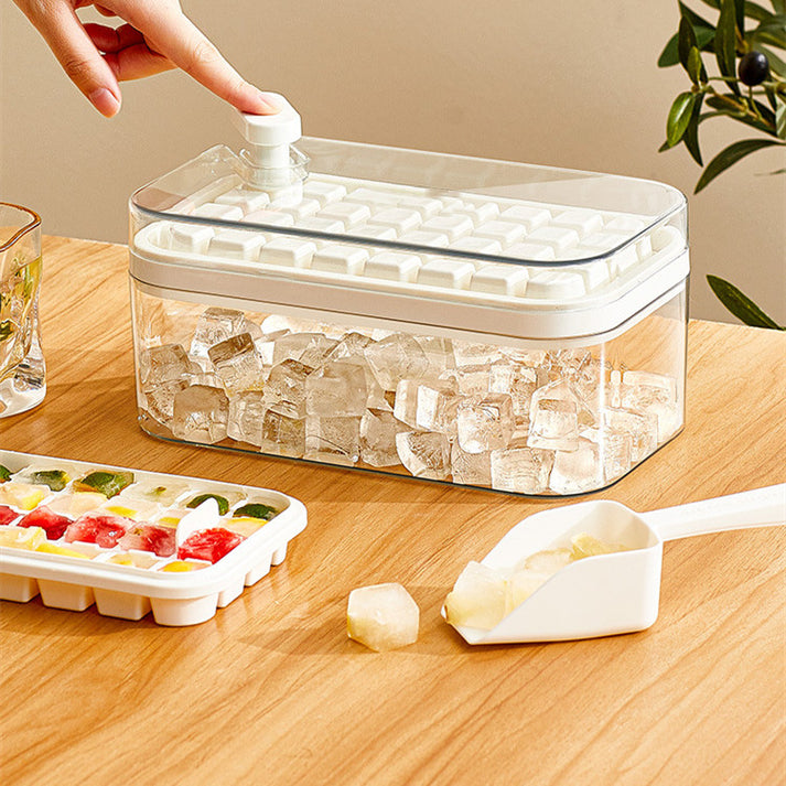 One Button Ice Cube Tray