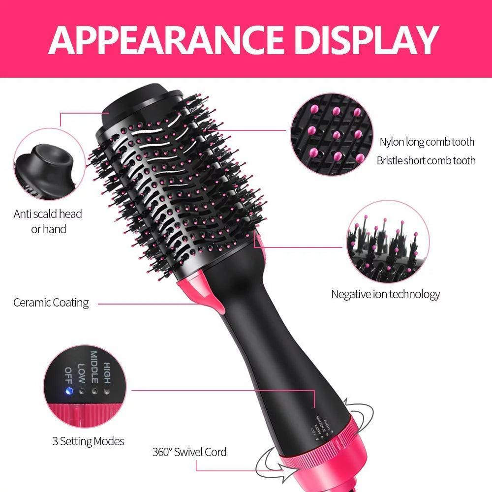 3 in 1 Heated Hairbrush Dryer & Volumizer - 961stores