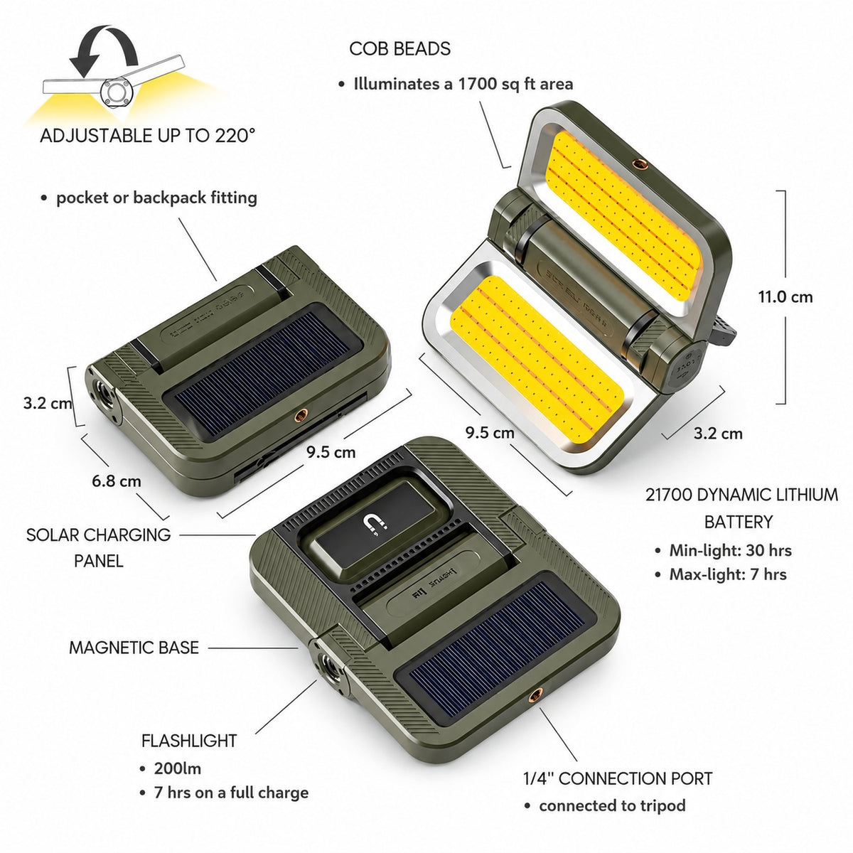 Rechargeable Solar Light
