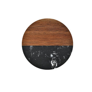Marble & Acacia Wood Coasters