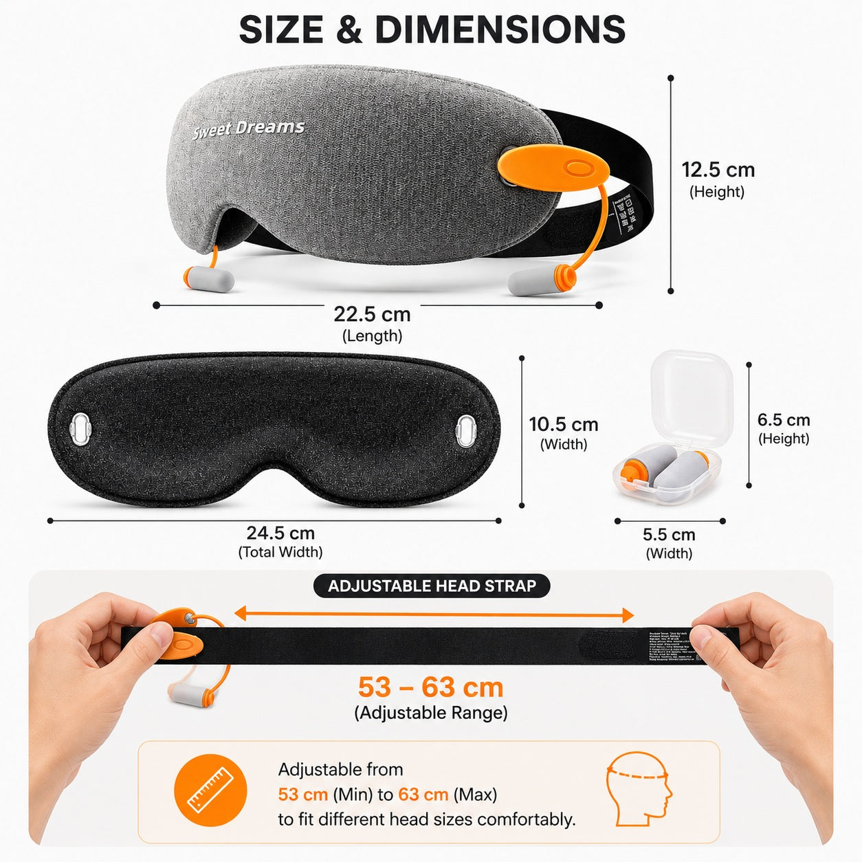 Sleep Mask with Earplugs