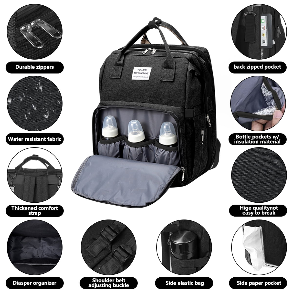 2 in 1 Baby Bag & Portable Bed