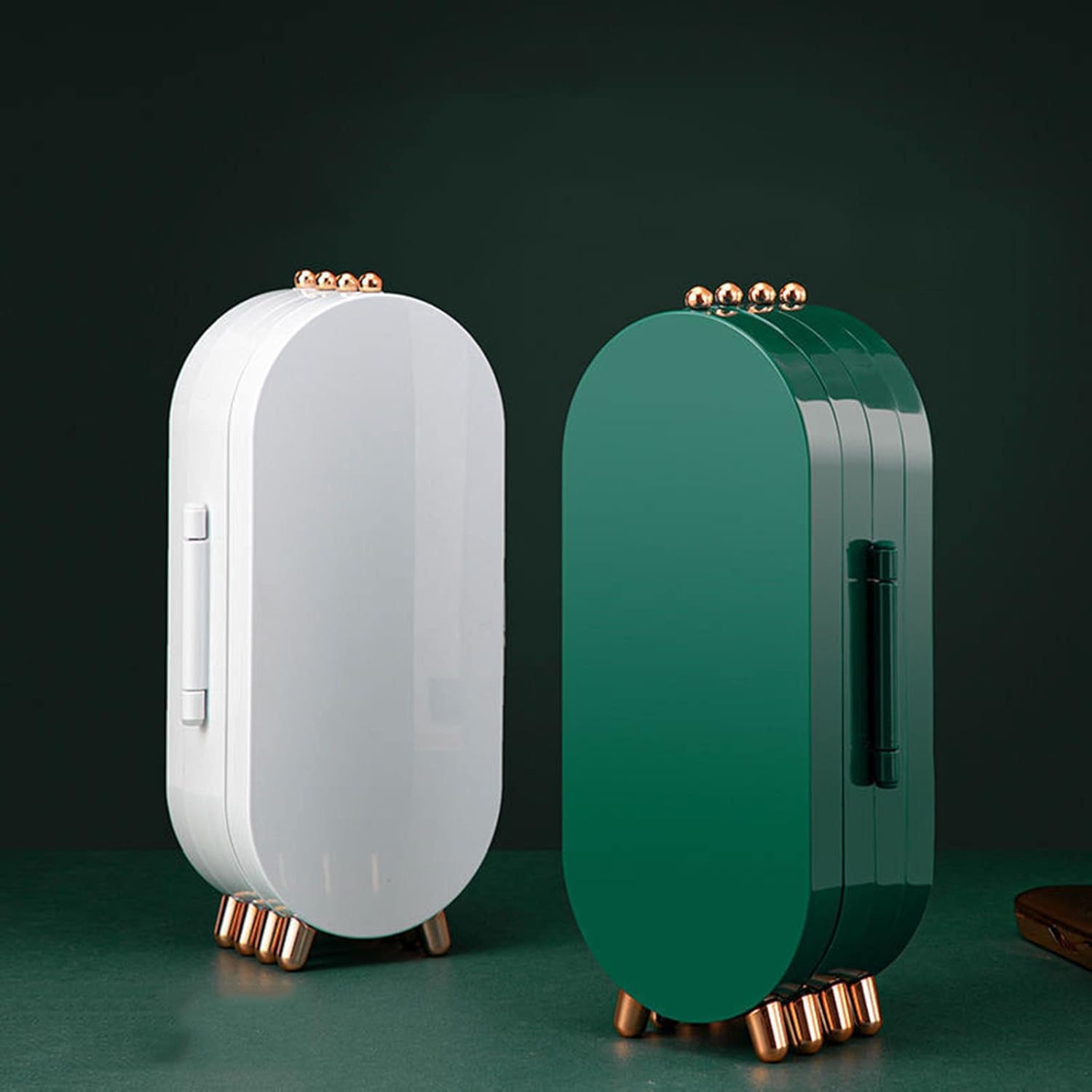 Foldable Mirror Jewelry Organizer