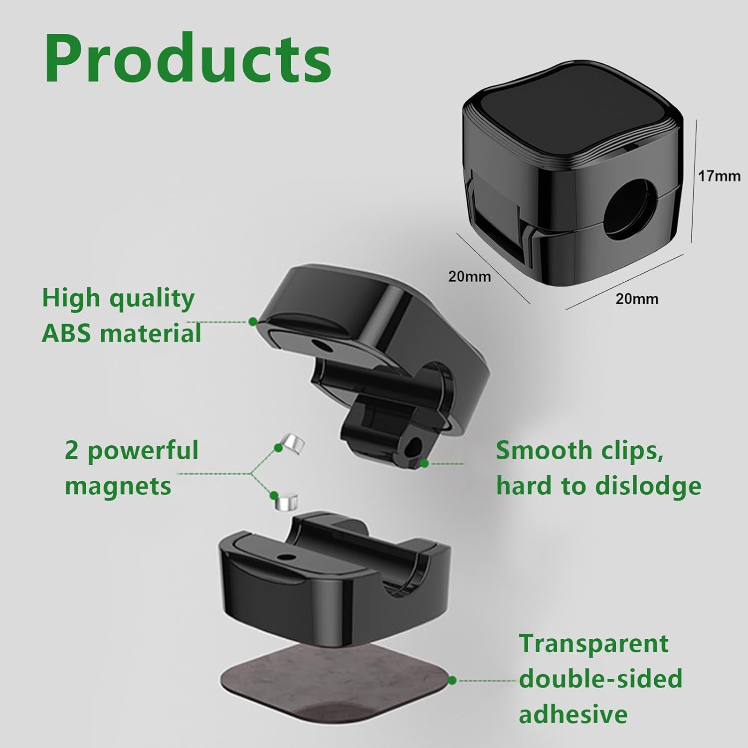 Magnetic Cable Organizer (6 Pieces)