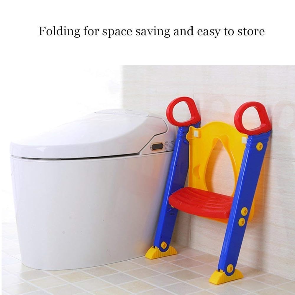Toilet Seat Foldable Ladder
