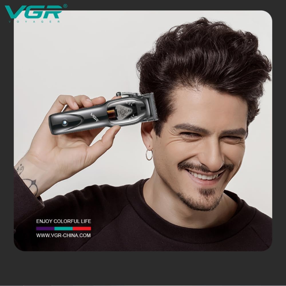 VGR V-653 Magnetic Motor Cordless Hair Clipper