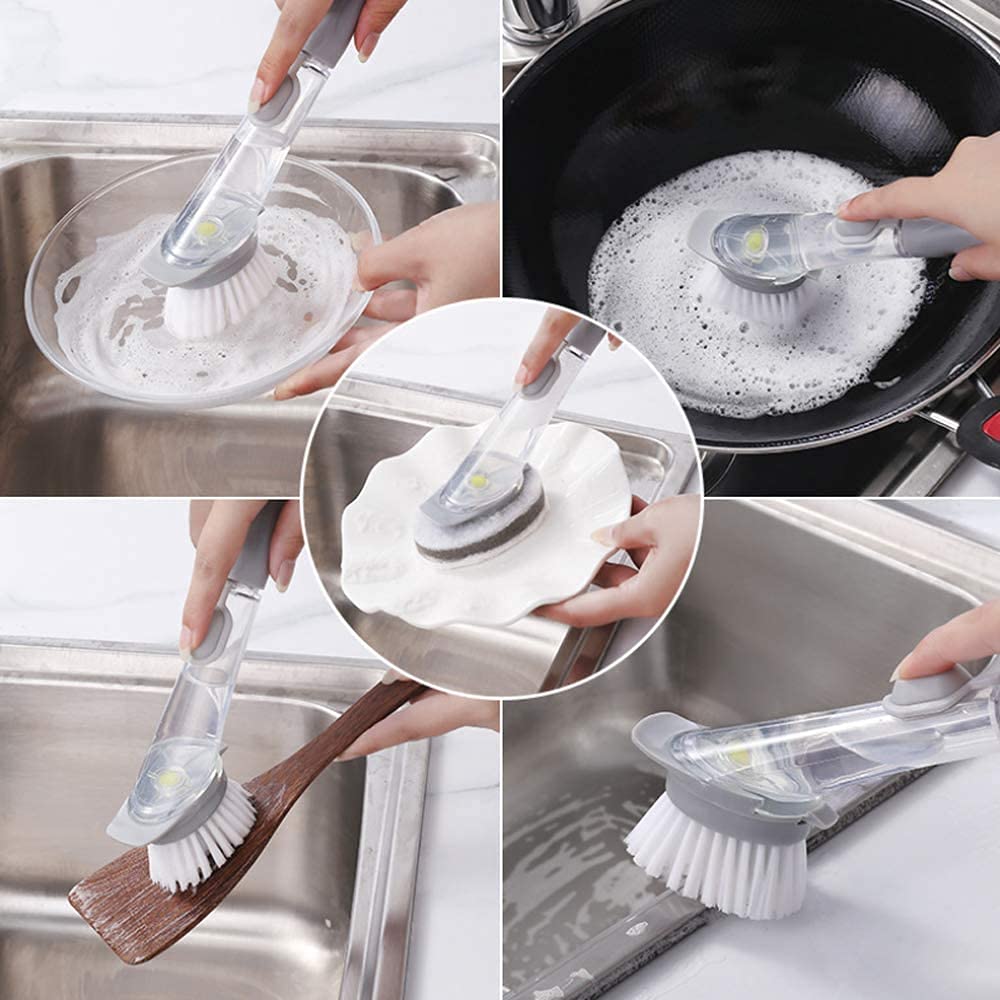 Soap Dispensing Dish Brush