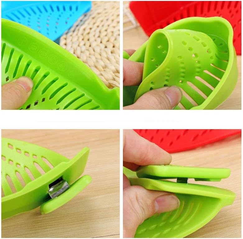 Clip-On Silicone Pot Strainer