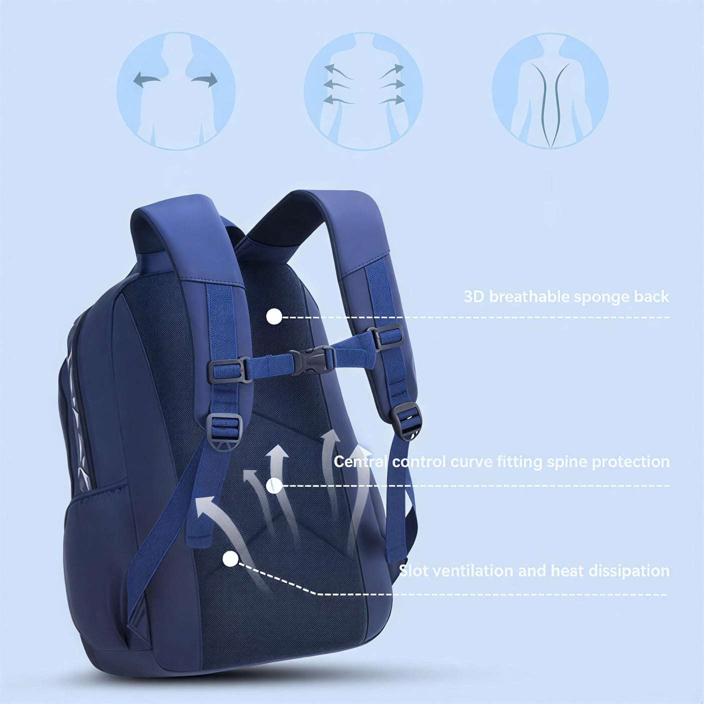 Ergonomic Waterproof Backpack