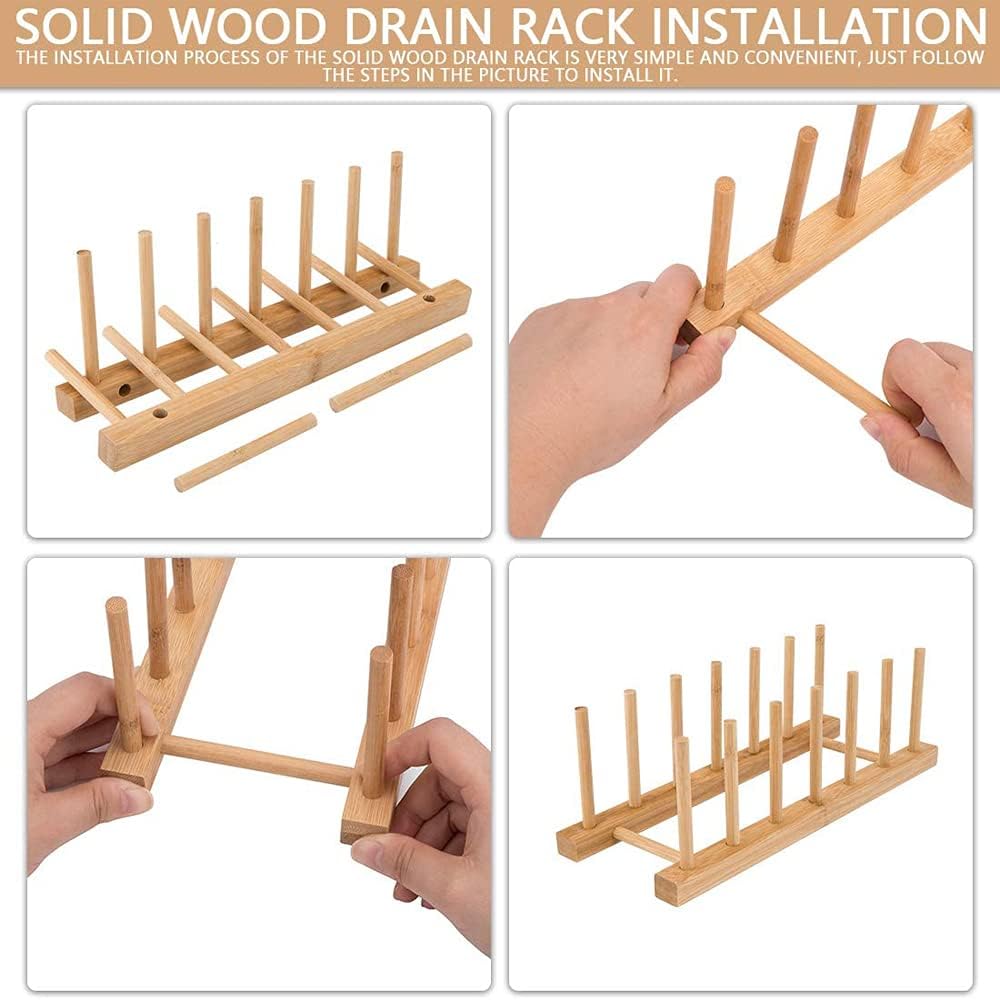 Bamboo Plate Holder