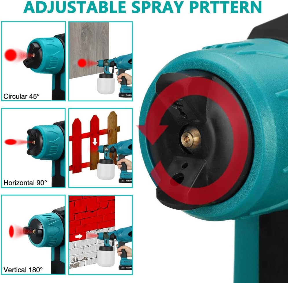 Cordless Paint Sprayer Gun