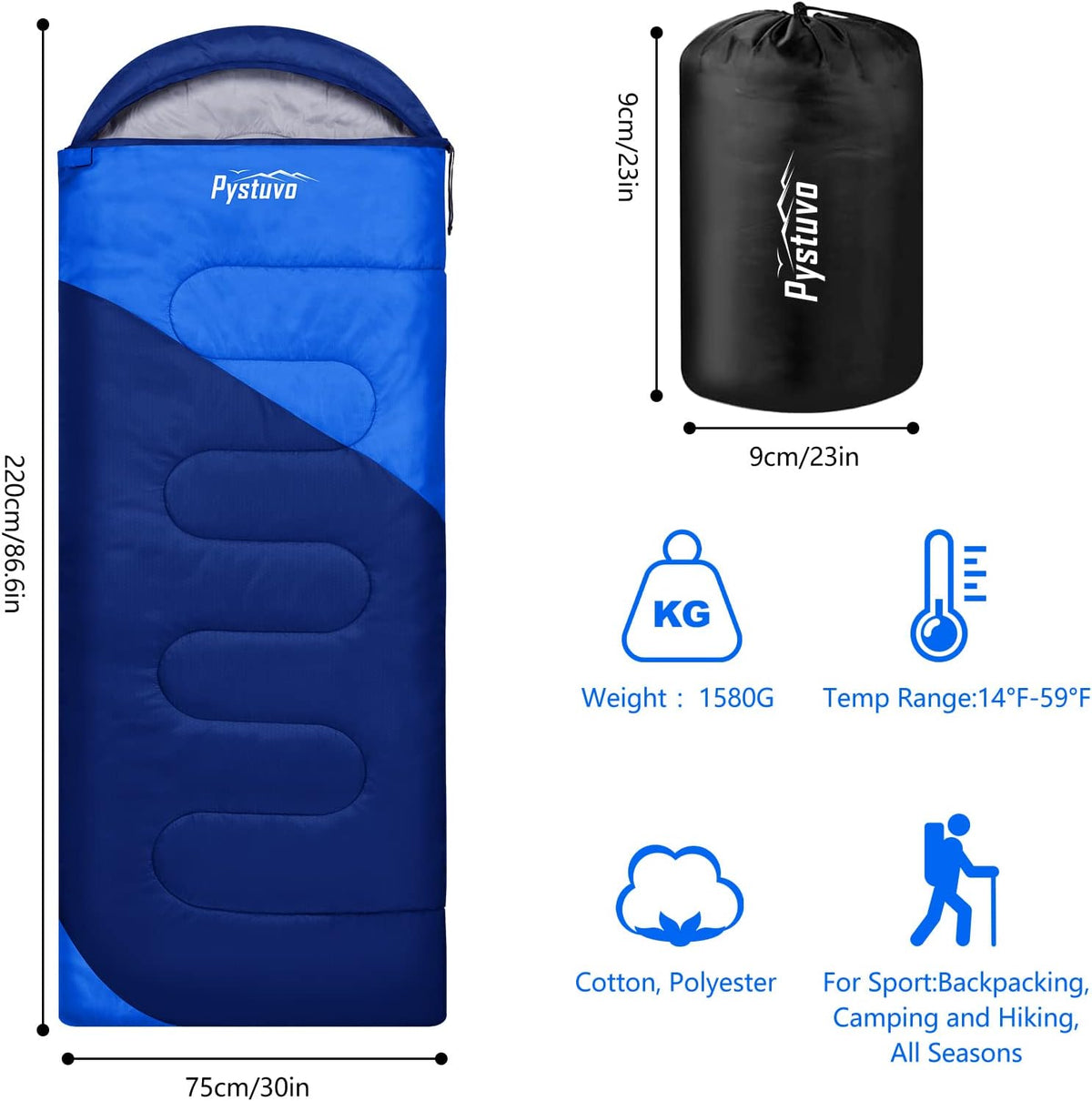 Lightweight 4-Season Waterproof Sleeping Bag