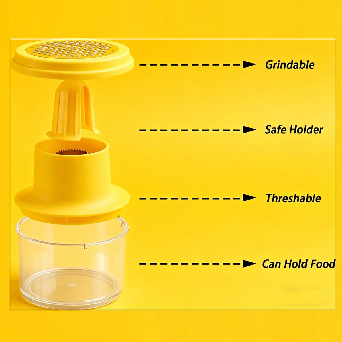 Corn Peeler with Bowl and Grater