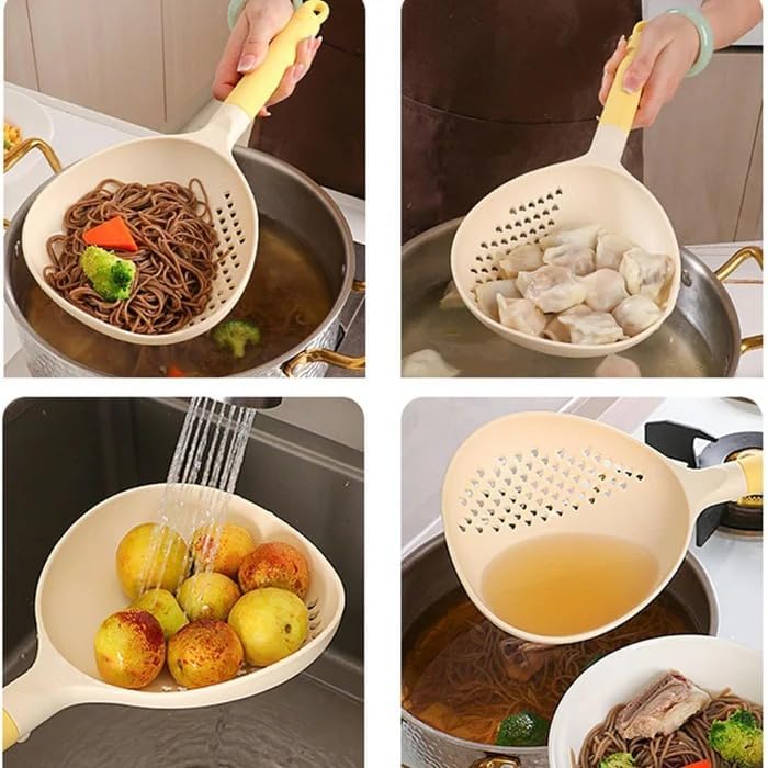 2-in-1 Strainer Spoon and Skimmer Ladle