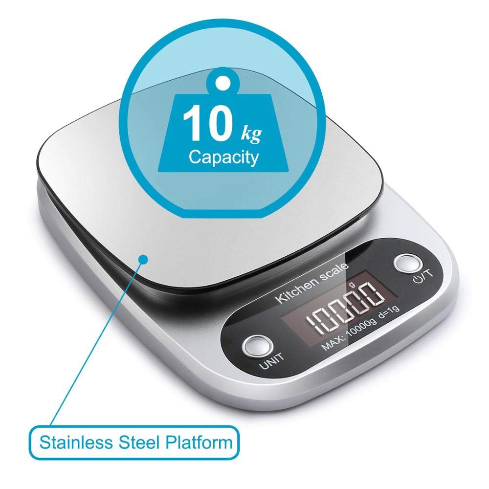 Digital Kitchen Scale with LCD Display