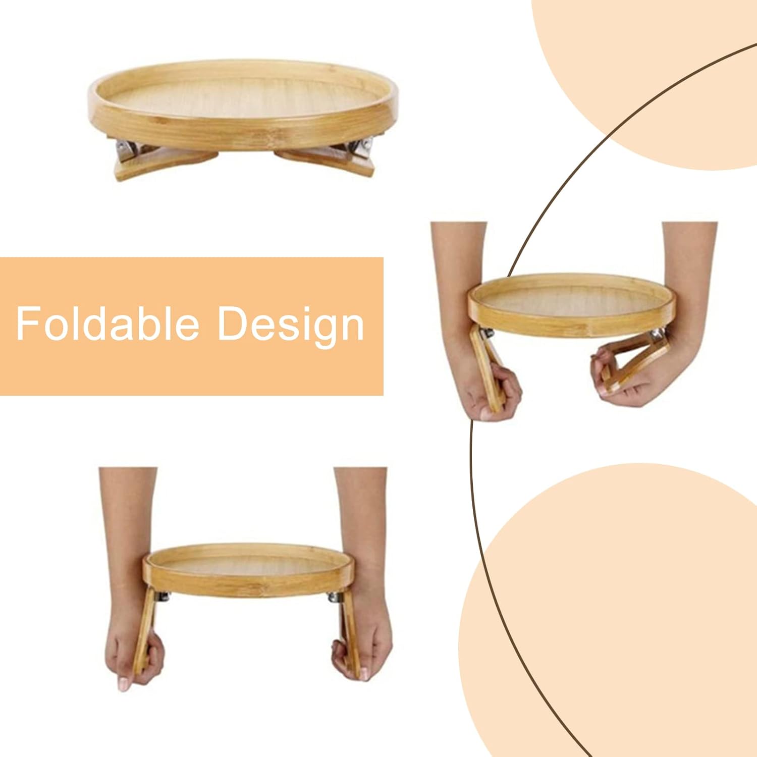 Bamboo Sofa Arm Tray
