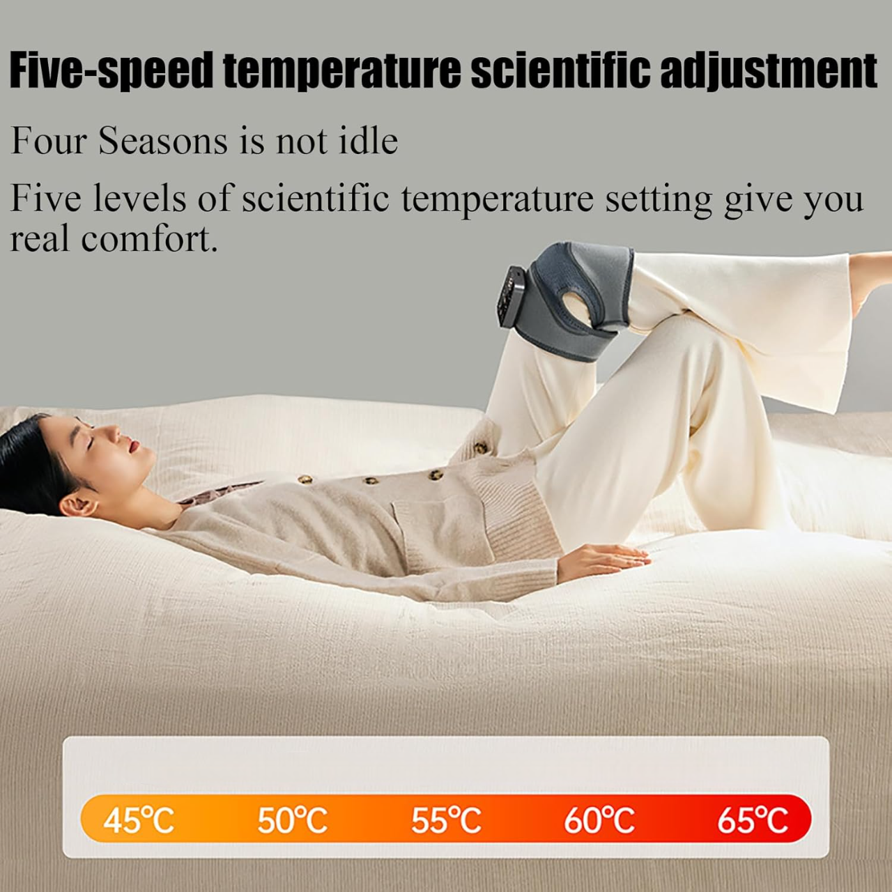 2-in-1 Heated Knee Massager